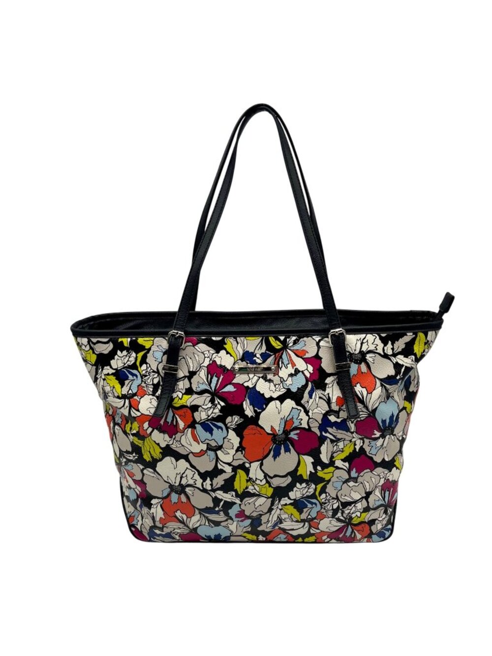 Nine West Multicolored Faux Leather Tote Bag